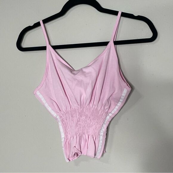ADIDAS ORIGINALS SMOCKED TOP three 3 stripes - Picture 8 of 10